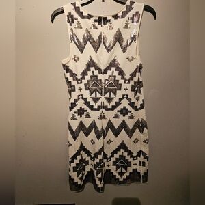 Express sequin dress